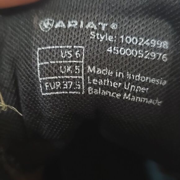 Ariat Work , side zipper Waterproof Leather Boots men's Size 6 - Picture 9 of 9